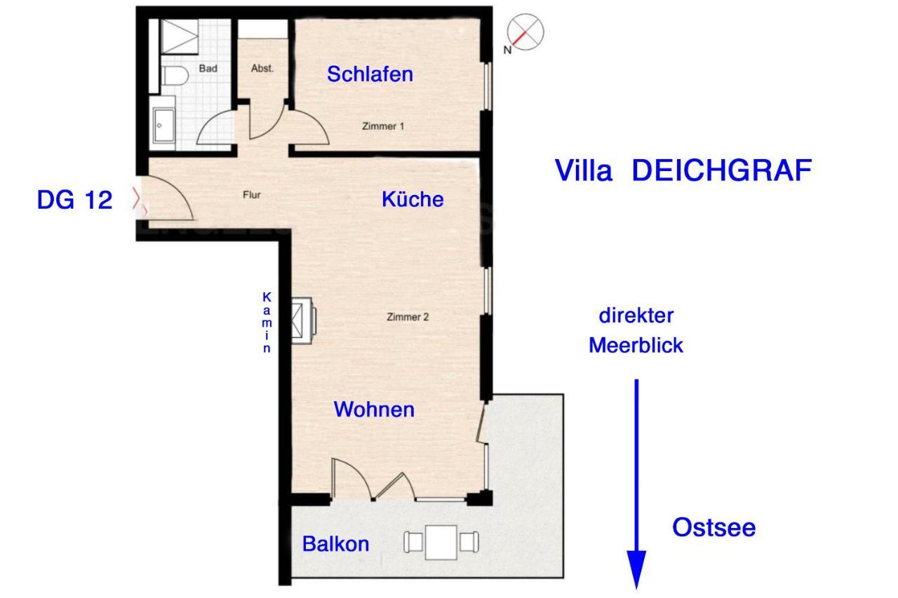 Villa Deichgraf 12 "Meerblick" Börgerende-Rethwisch Екстериор снимка